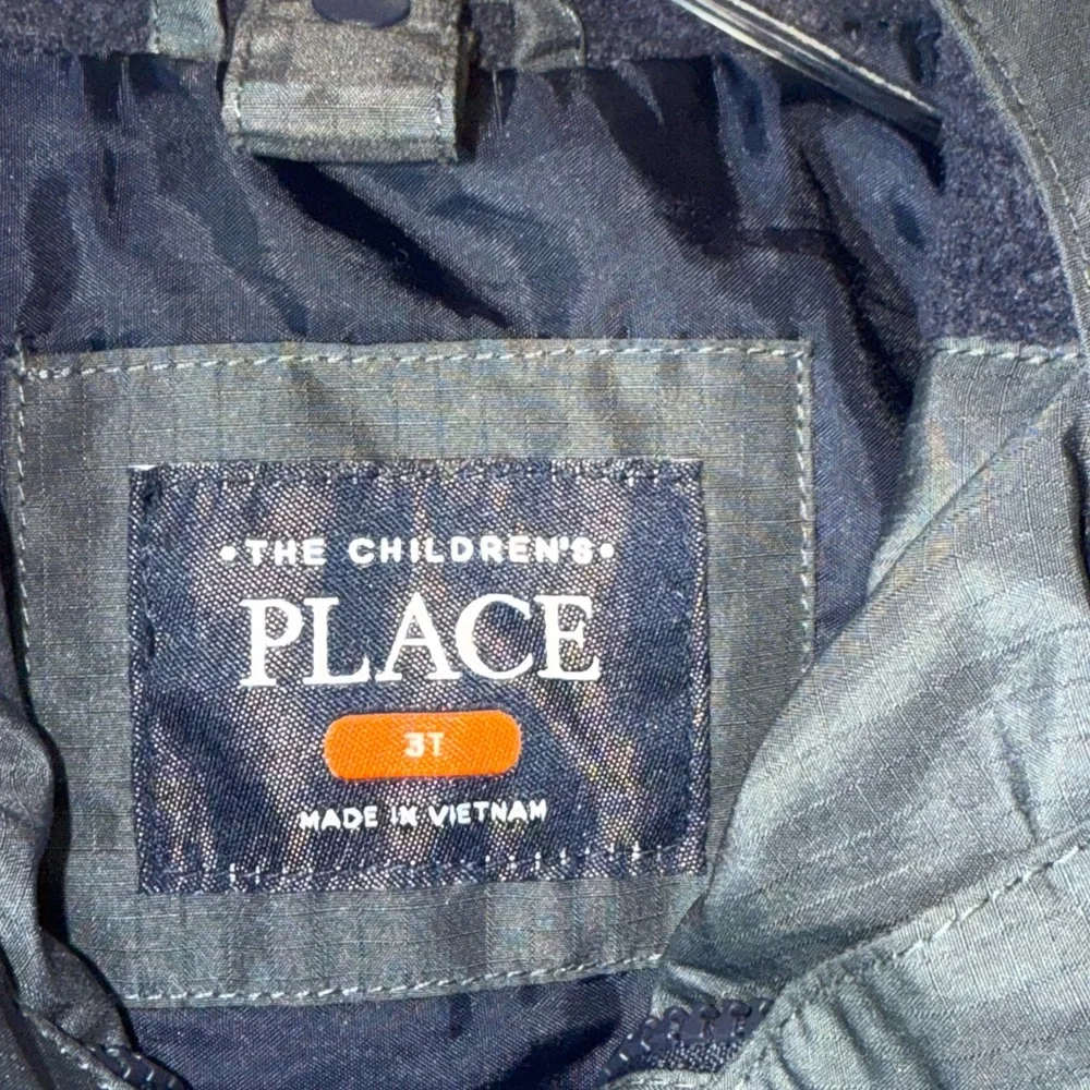 The Children’s Place Blue and Gray Hooded Jacket Size 3T